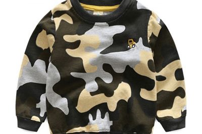 Boys camouflage long dleeve hoodie (4)