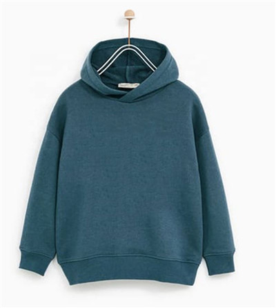 Plain dyed high quality children blank hoodie (2)