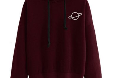 Plus size planet print hoodie (3)