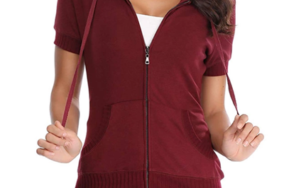 Quick dry fleece wome zip hoodie