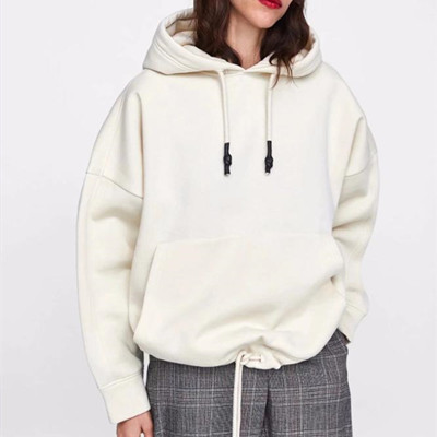 Spring Hoodie Solid color fleece spring hoodie | Hoodie Manufacturer