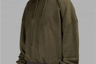 Latest design hot army green cotton men hoodie (2)