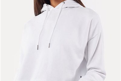 Premium womens crop hoodie with drawstring (3)