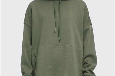 Women thick fleece oversized high collar hoodie (1)