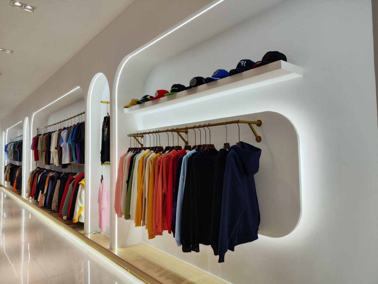 Hoodie and Sweatshirt Sample Showroom